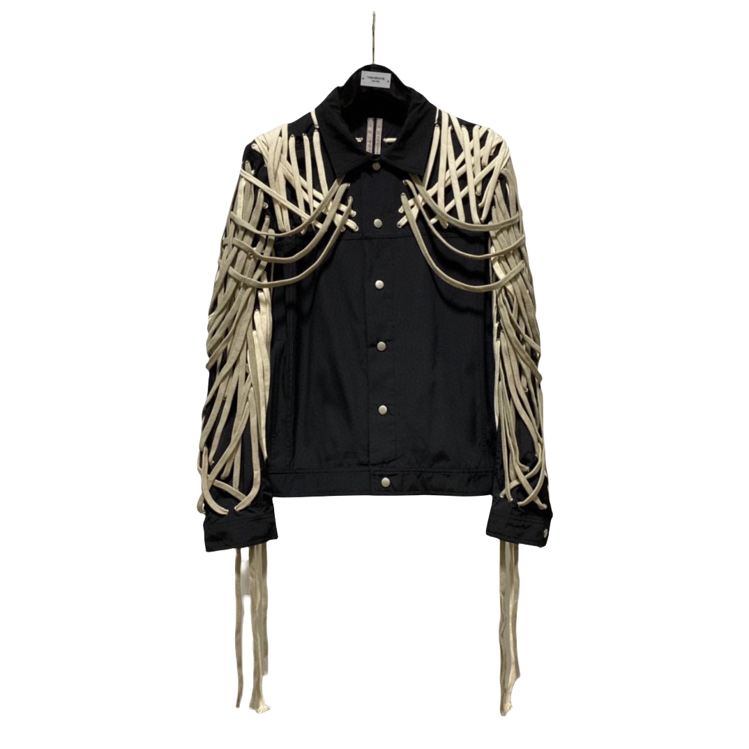 Rick Owens Tecuatl Megalace Worker Jacket - DopestKickz