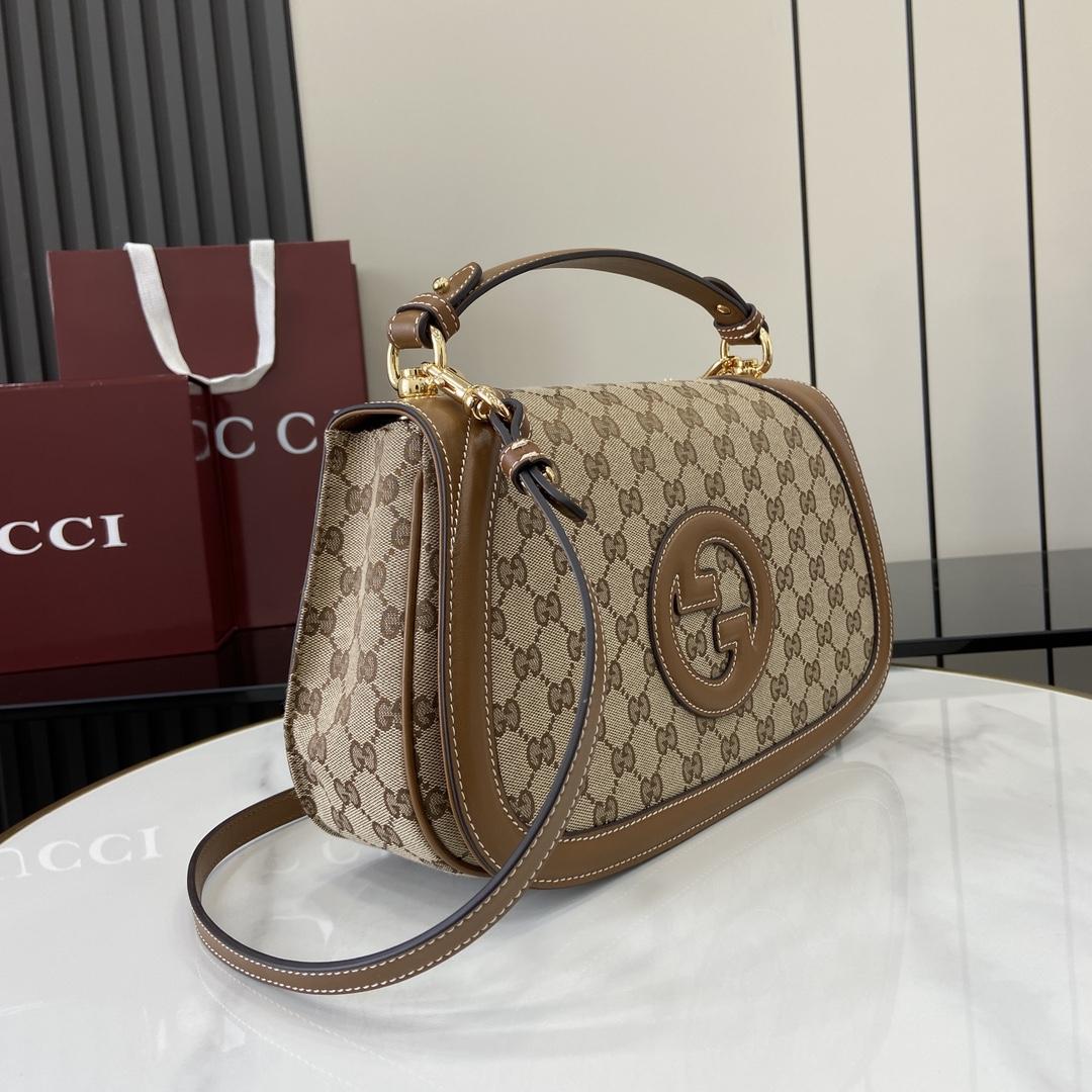 Gucci Blondie Medium Top Handle Bag - DopestKickz