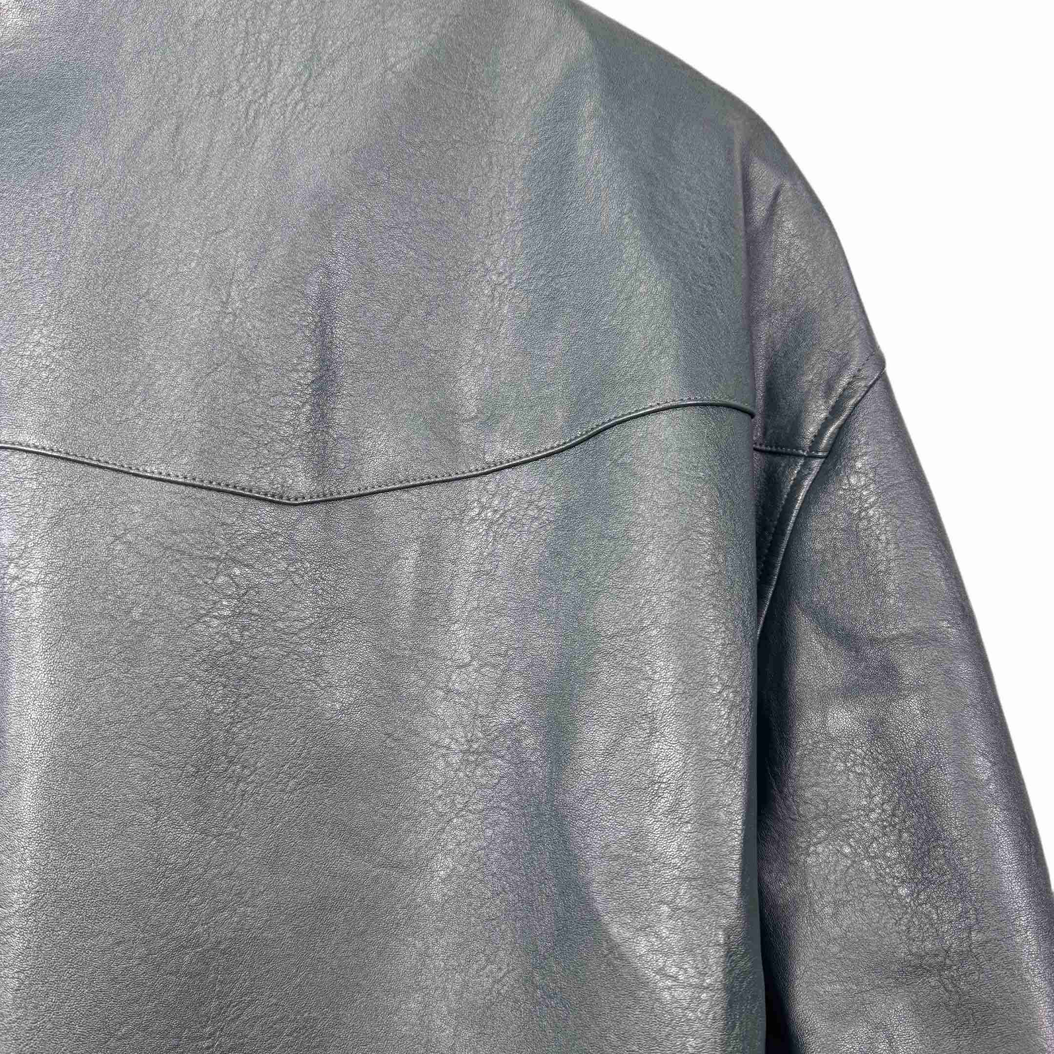 Enfants Riches Deprimes Green Western Leather Jacket - DopestKickz