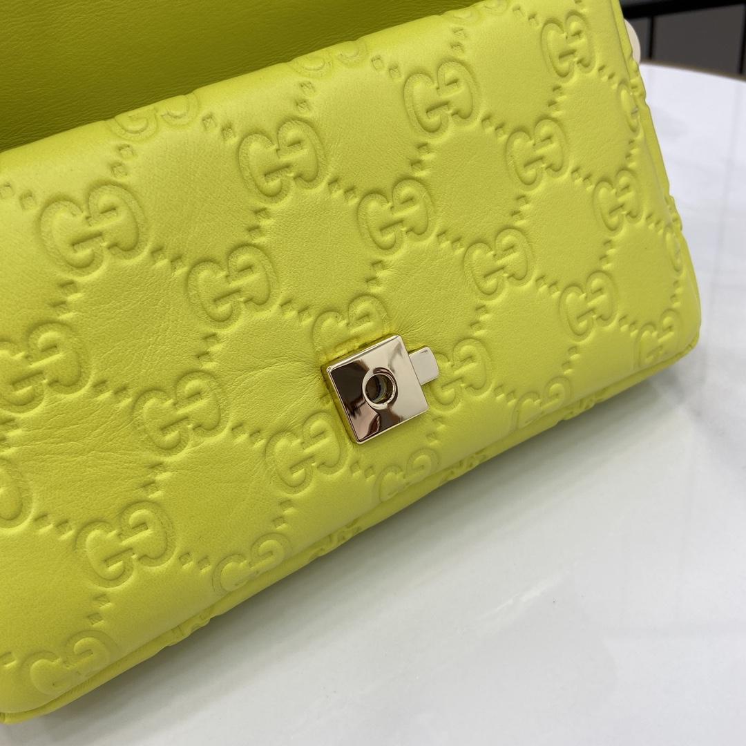 Gucci GG Milano Mini Top Handle Bag - DopestKickz