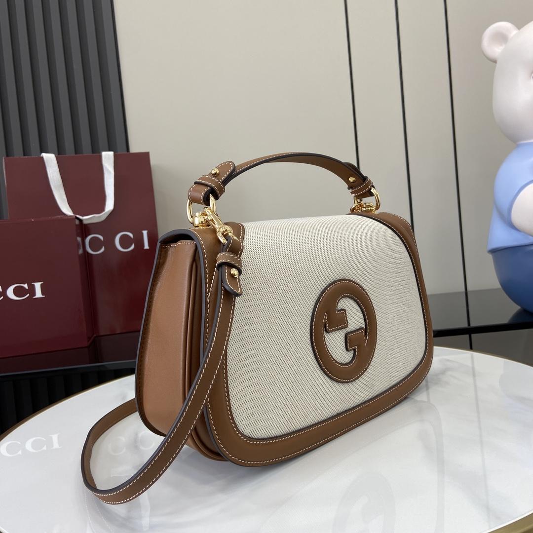 Gucci Blondie Medium Top Handle Bag - DopestKickz