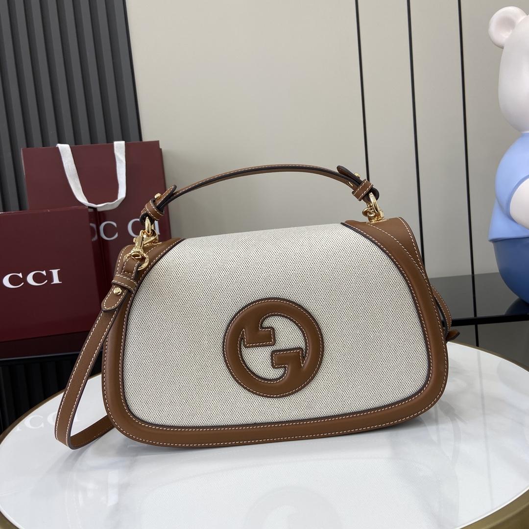 Gucci Blondie Medium Top Handle Bag - DopestKickz