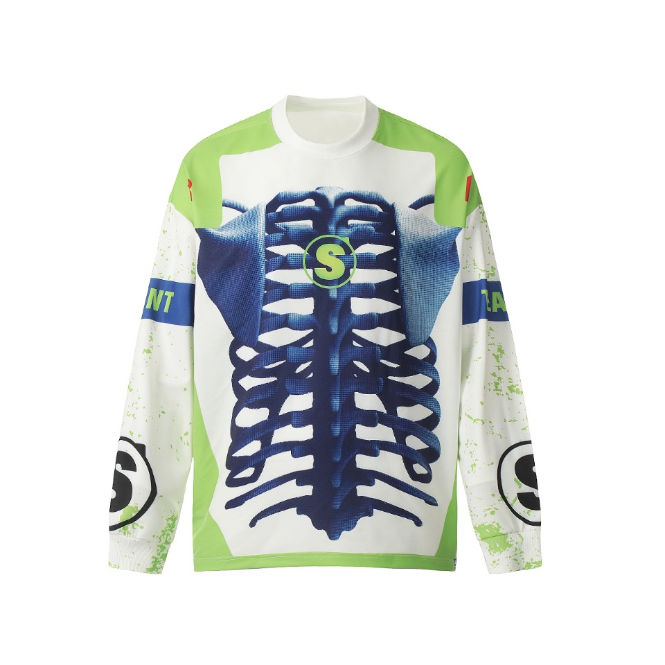 Saint Michael Printed Long Sleeve T-Shirt - DopestKickz