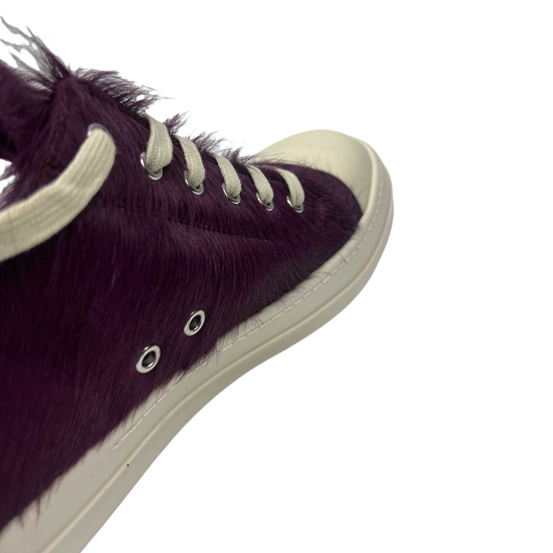 Rick Owens Luxor Low 'Amethyst Pony' Sneakers - DopestKickz