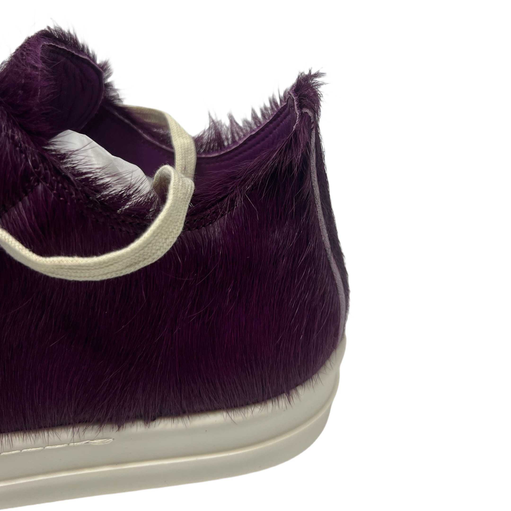 Rick Owens Luxor Low 'Amethyst Pony' Sneakers - DopestKickz