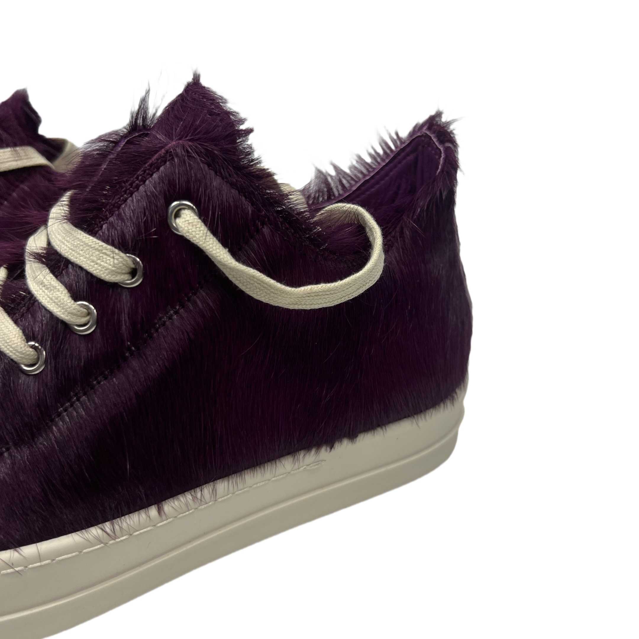 Rick Owens Luxor Low 'Amethyst Pony' Sneakers - DopestKickz