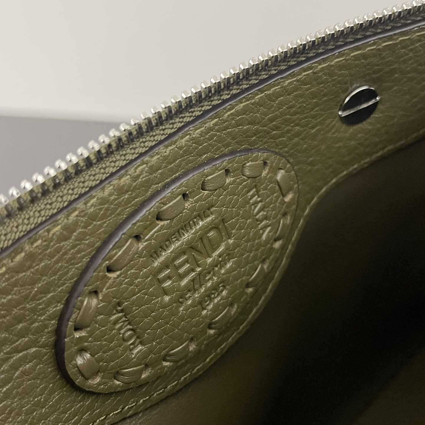 Fendi By The Way Selleria Mini Selleria Bag With 192 Hand-sewn Topstitches - DopestKickz