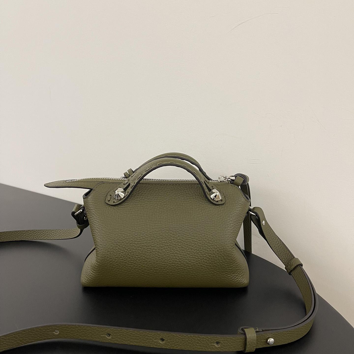 Fendi By The Way Selleria Mini Selleria Bag With 192 Hand-sewn Topstitches - DopestKickz