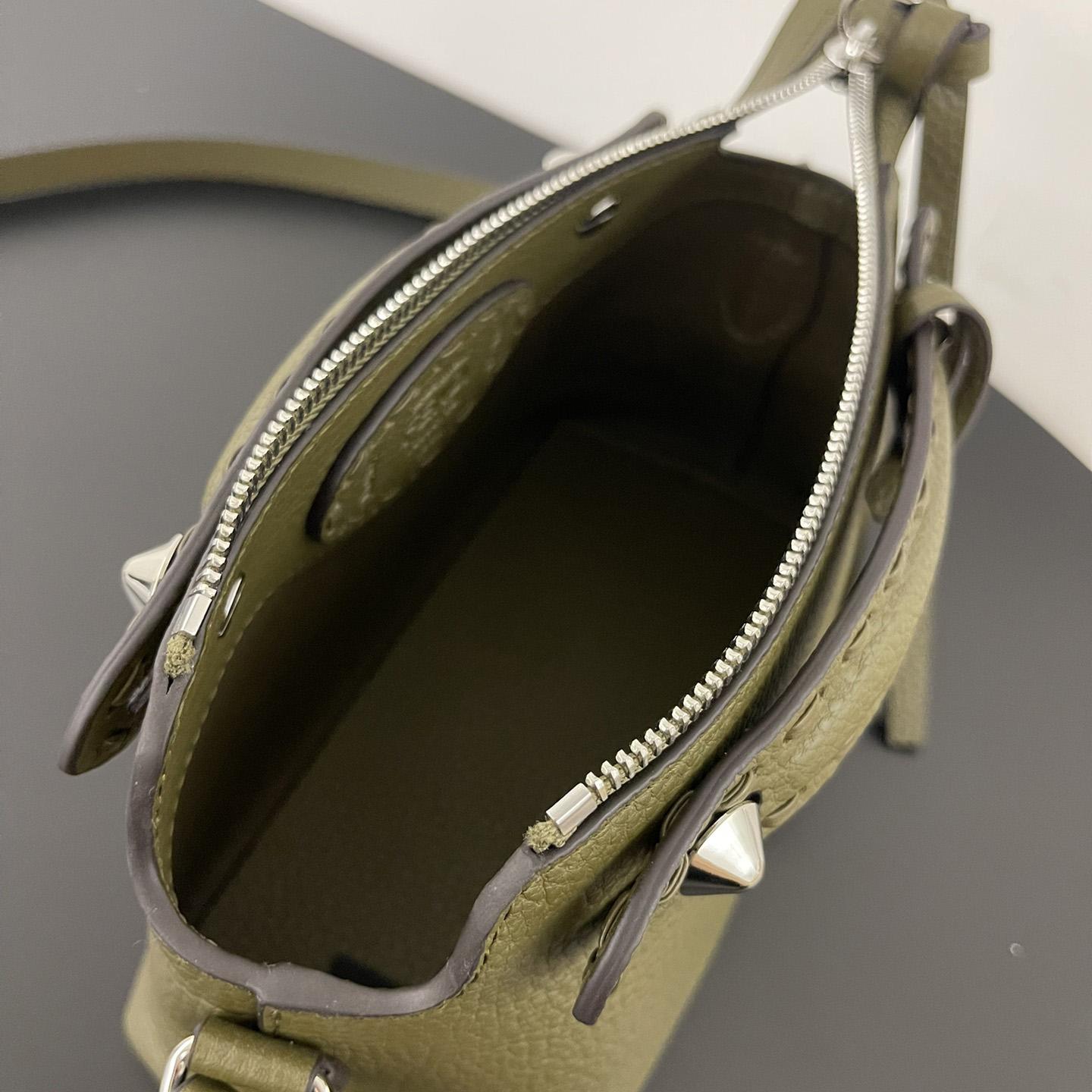 Fendi By The Way Selleria Mini Selleria Bag With 192 Hand-sewn Topstitches - DopestKickz