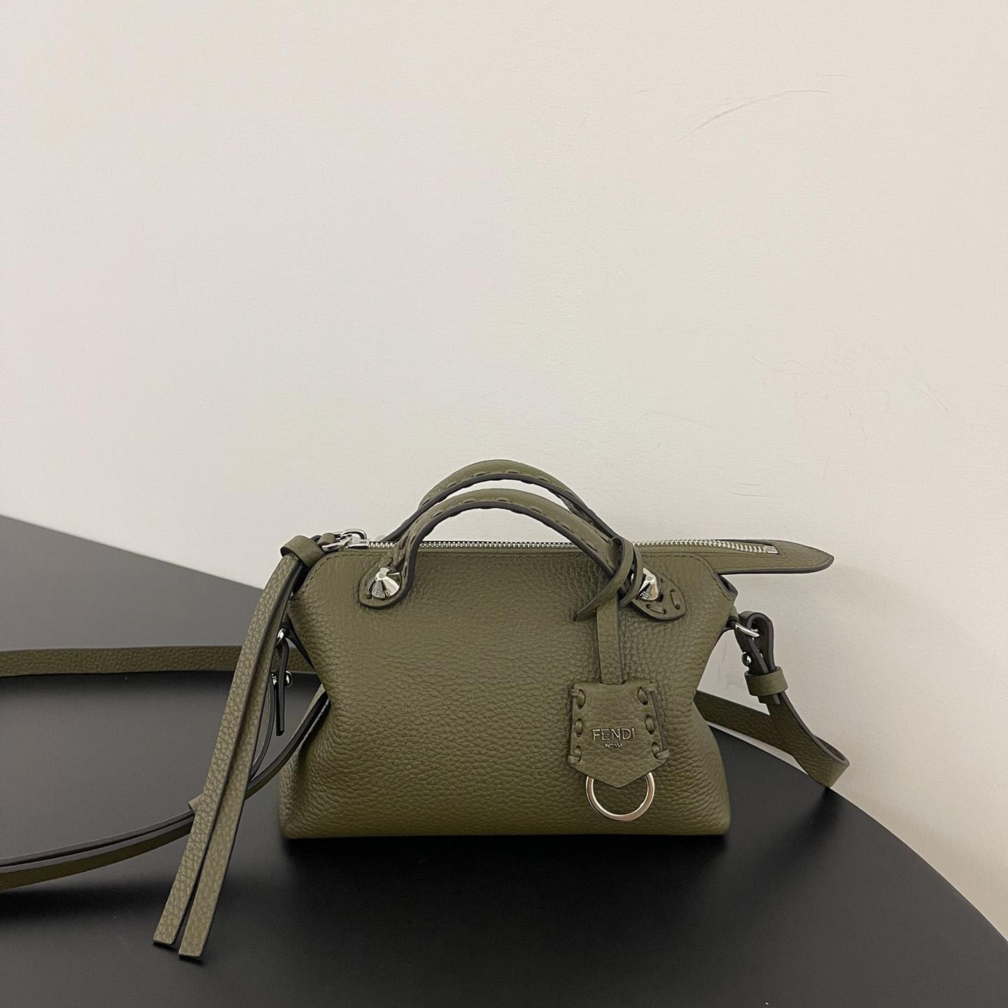 Fendi By The Way Selleria Mini Selleria Bag With 192 Hand-sewn Topstitches - DopestKickz