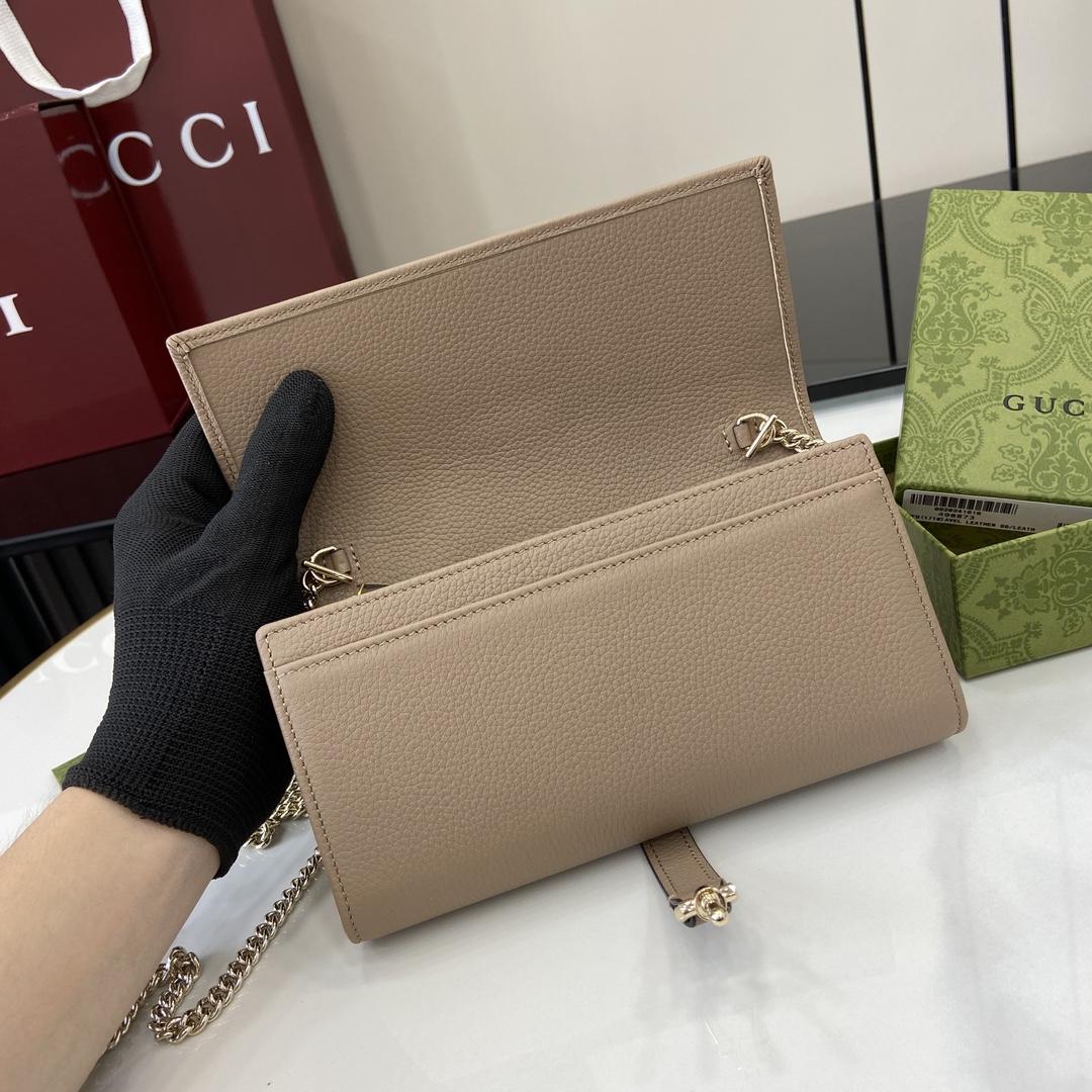 Gucci Jackie 1961 Chain Wallet - DopestKickz