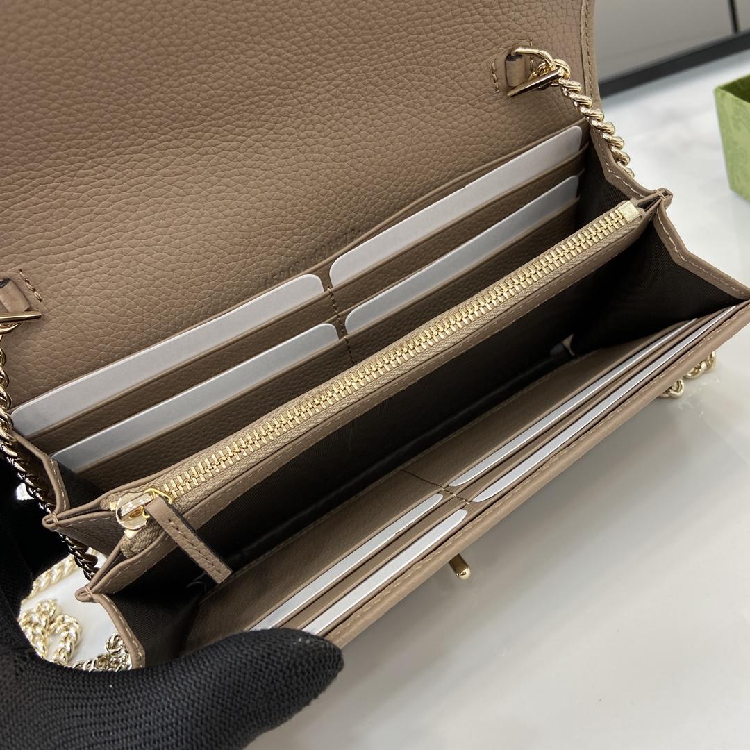 Gucci Jackie 1961 Chain Wallet - DopestKickz