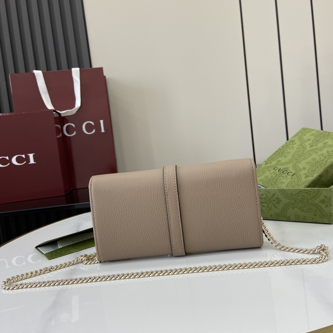 Gucci Jackie 1961 Chain Wallet - DopestKickz