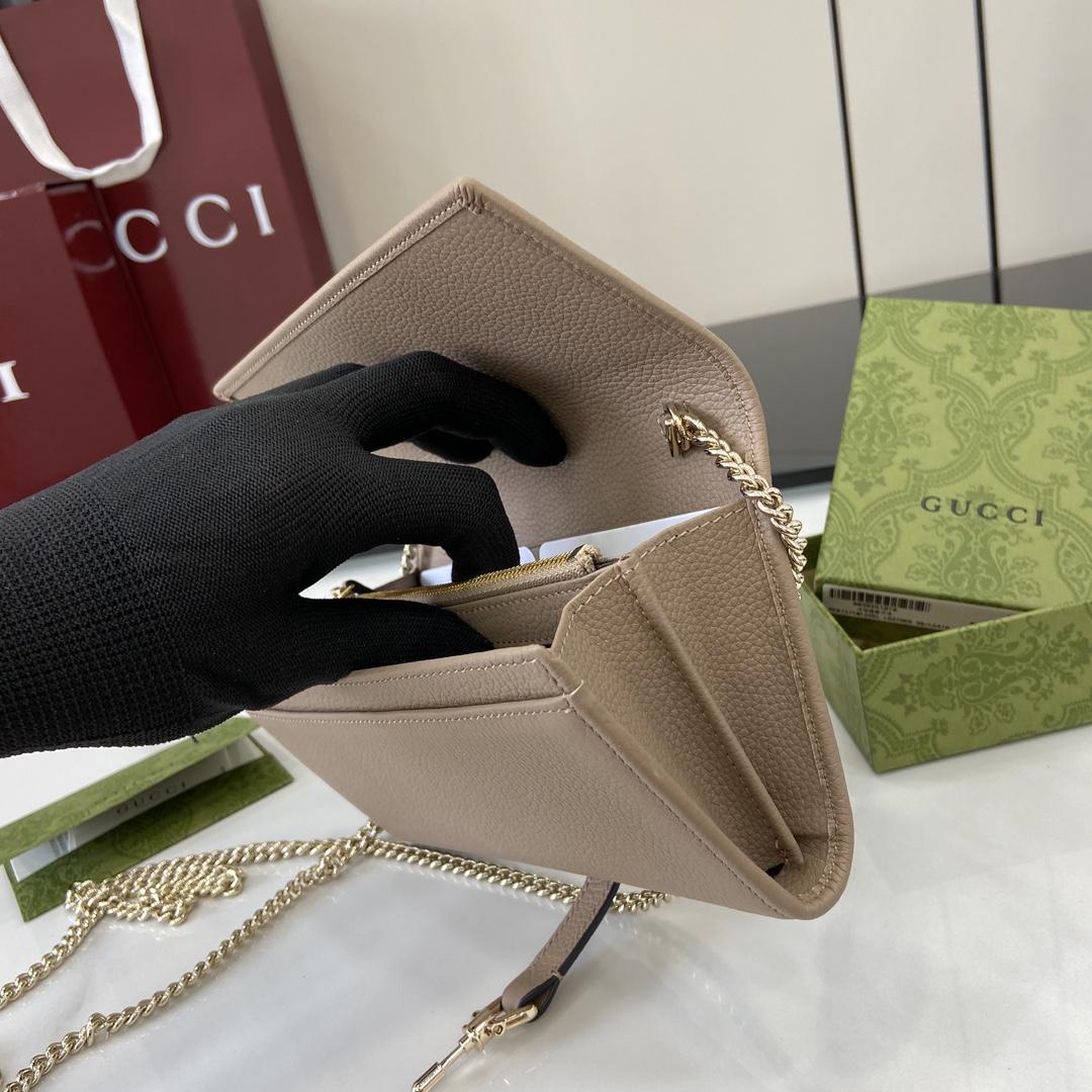 Gucci Jackie 1961 Chain Wallet - DopestKickz