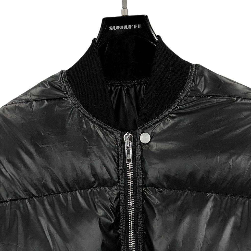 Rick Owens FW24 Porterville Flight Jkt In Black - DopestKickz