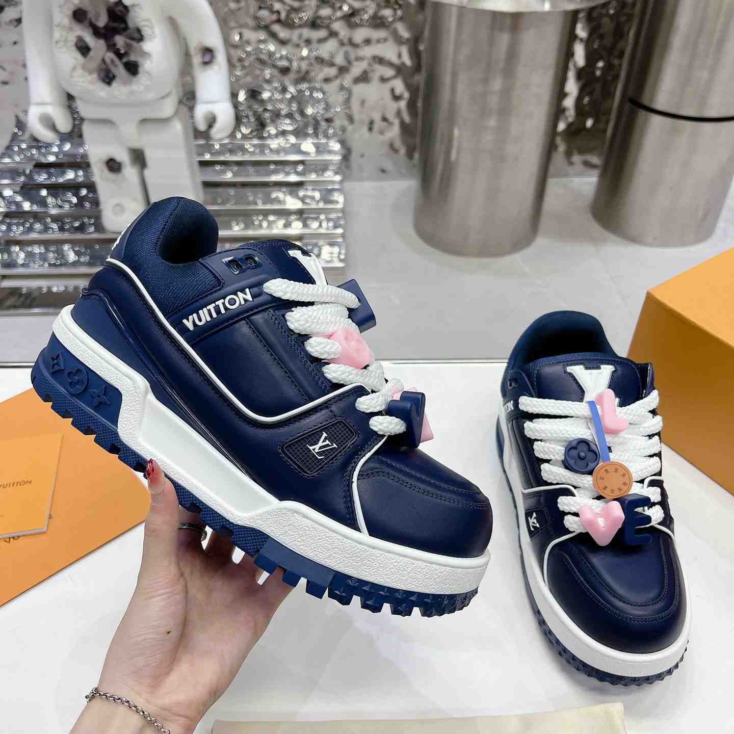 Louis Vuitton LV Trainer Maxi Sneaker   1AD6CP - DopestKickz