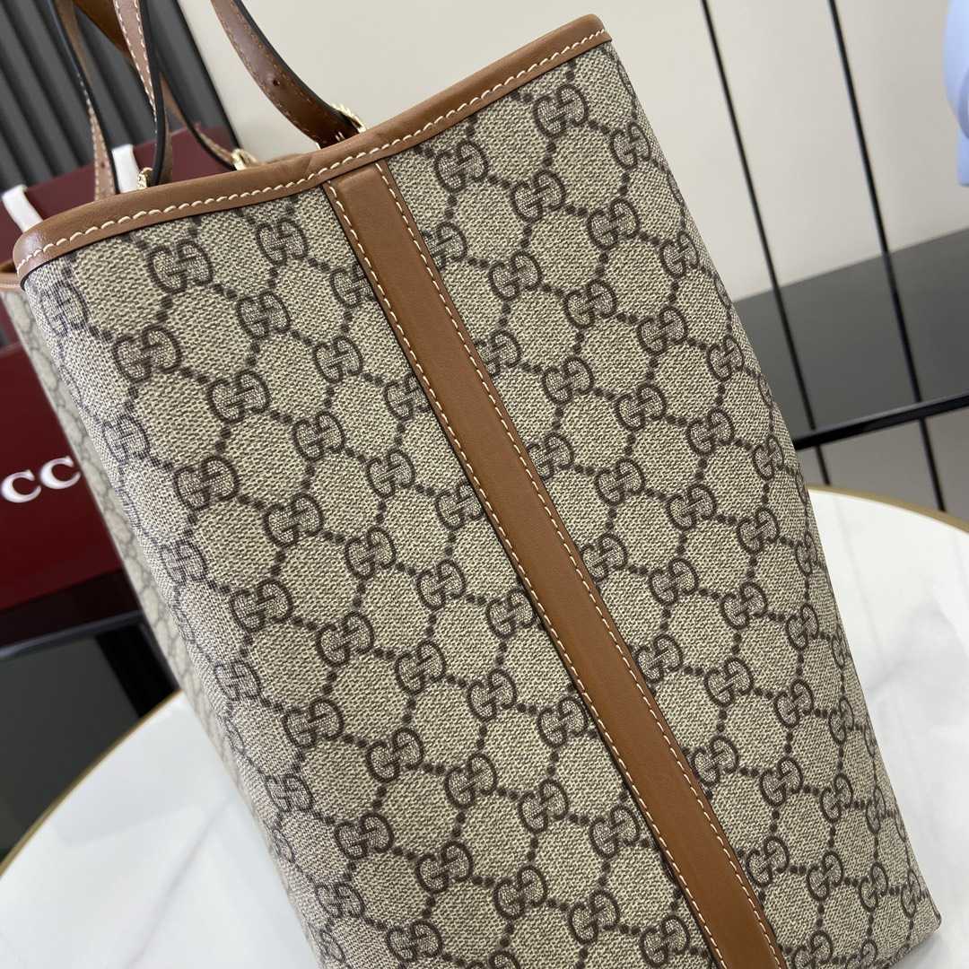 Gucci GG Emblem Large Tote Bag - DopestKickz