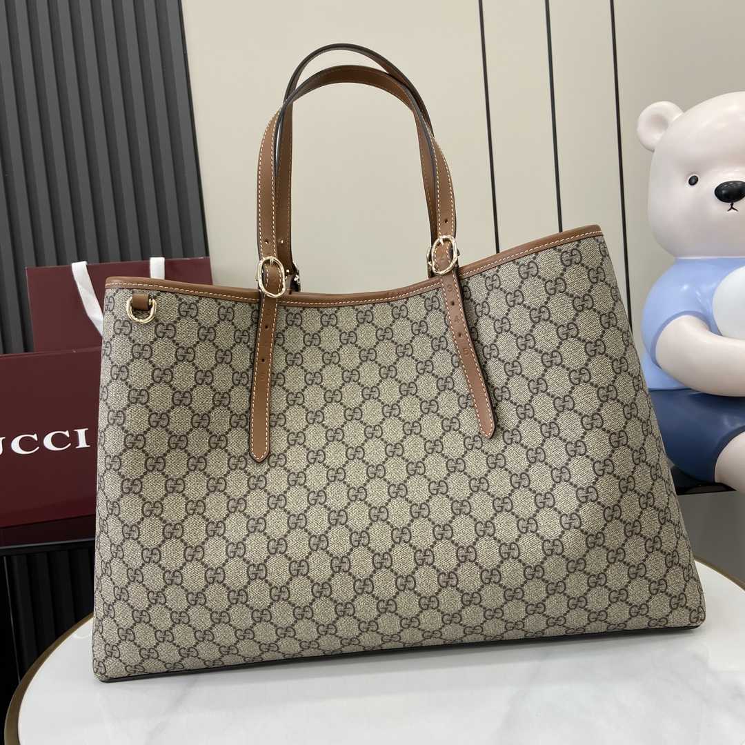 Gucci GG Emblem Large Tote Bag - DopestKickz