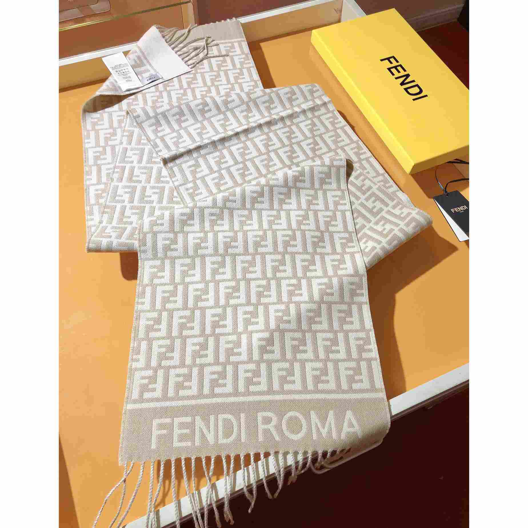 Fendi Wool Scarf  - DopestKickz