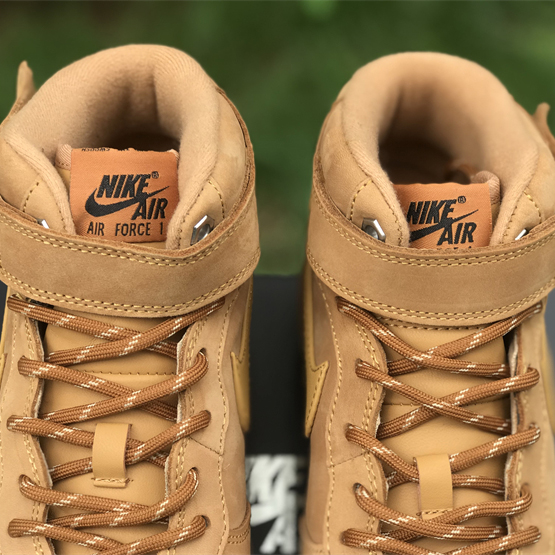 Nike Air Force1 Wheat Sneaker   DJ9158-200  - DopestKickz