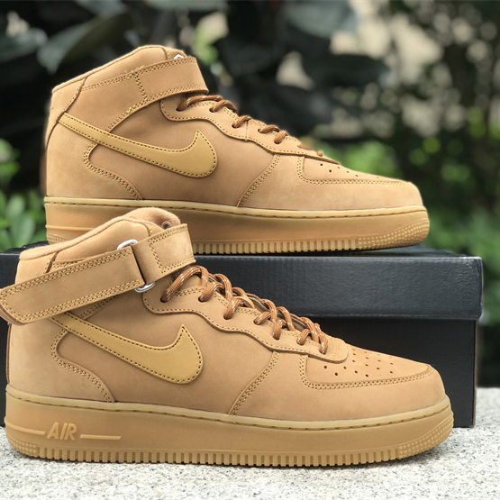 Nike Air Force1 Wheat Sneaker   DJ9158-200  - DopestKickz