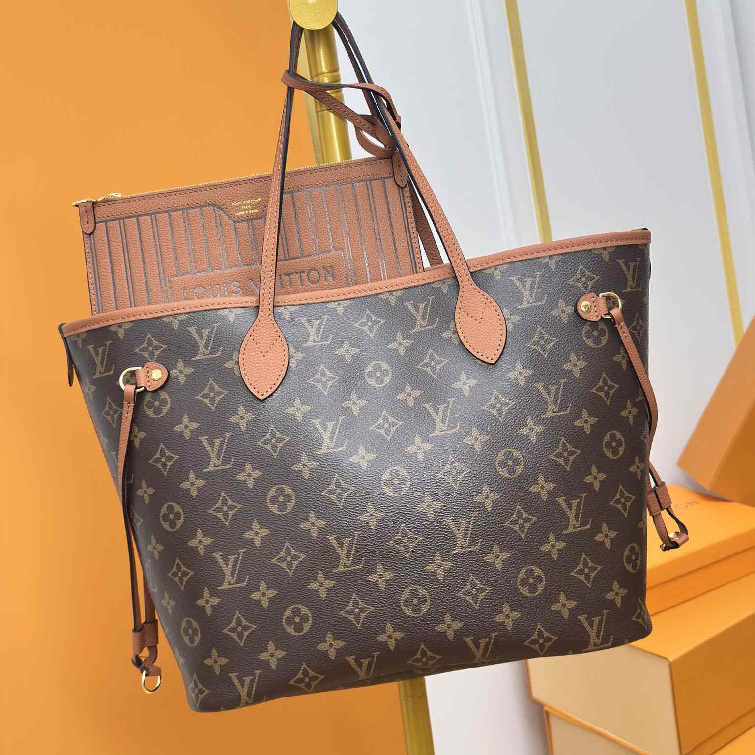 Louis Vuitton Neverfull Inside Out MM   M12061 - DopestKickz