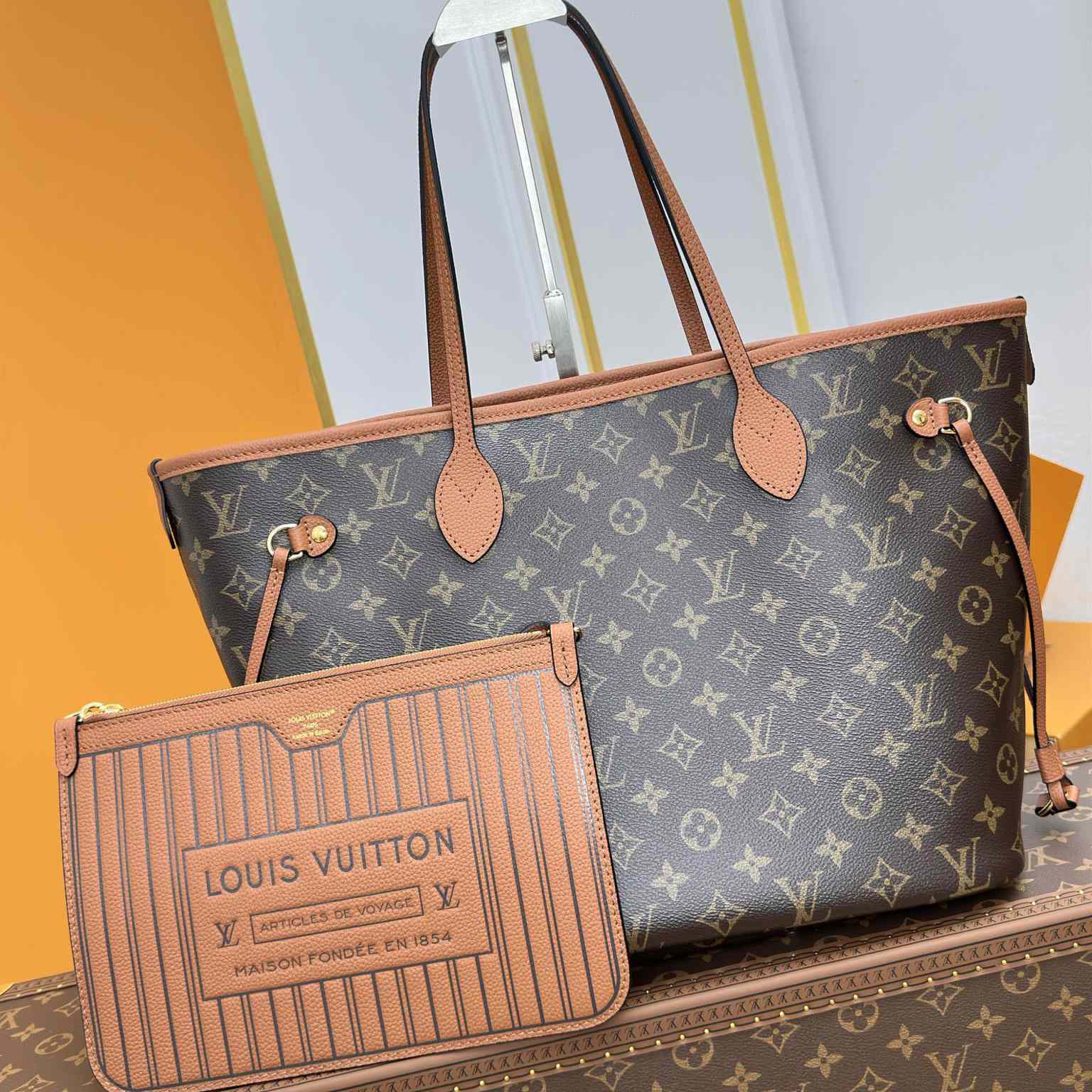 Louis Vuitton Neverfull Inside Out MM   M12061 - DopestKickz