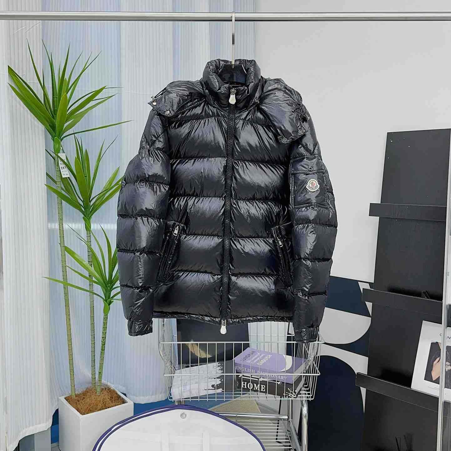 Moncler Maya Hooded Short Down Jacket - DopestKickz