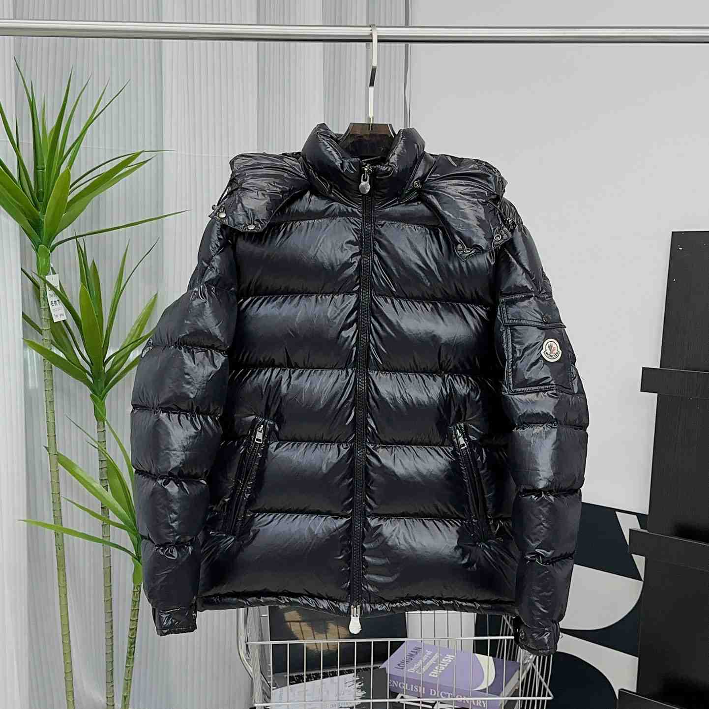 Moncler Maya Hooded Short Down Jacket - DopestKickz