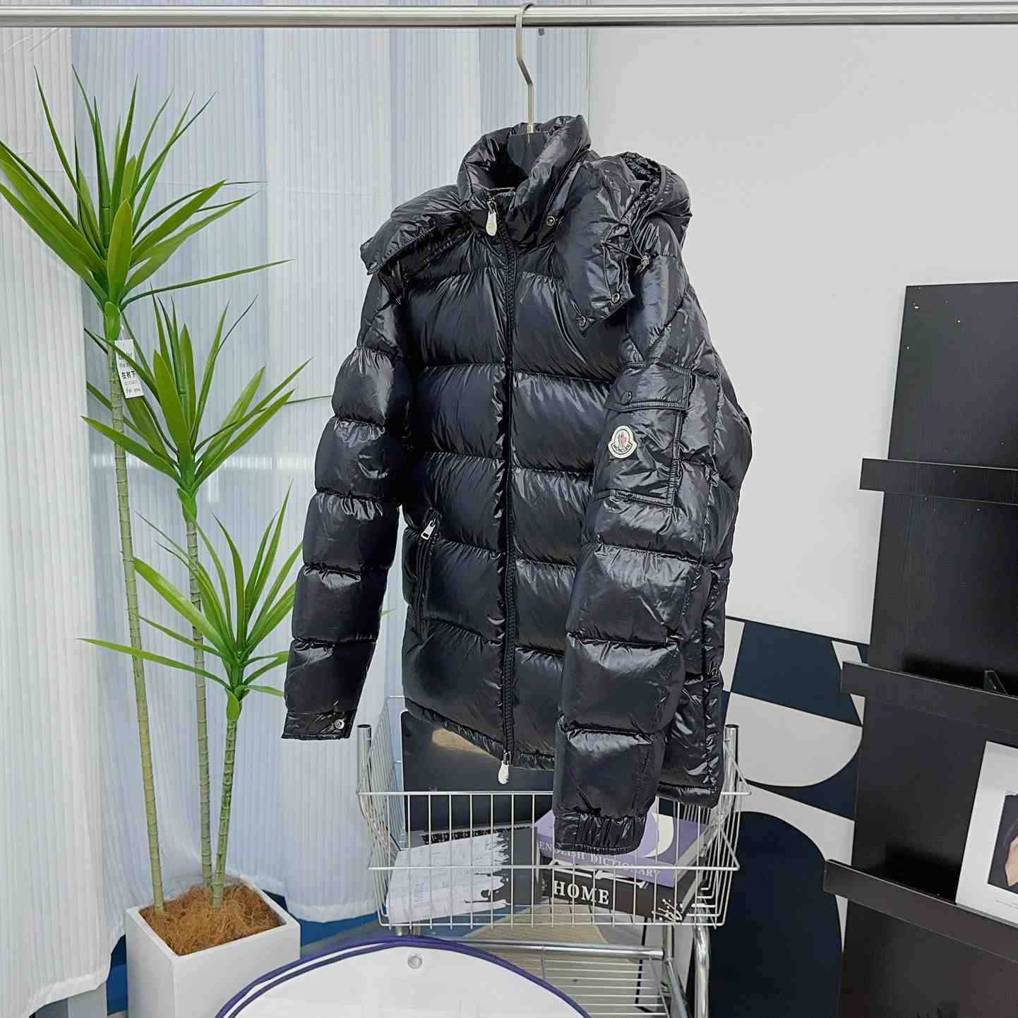 Moncler Maya Hooded Short Down Jacket - DopestKickz