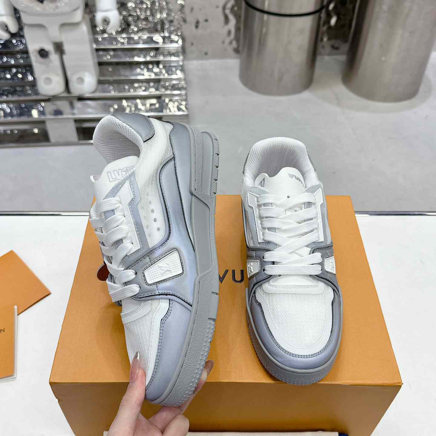 Louis Vuitton LV Trainer Sneaker   1AD6TY - DopestKickz
