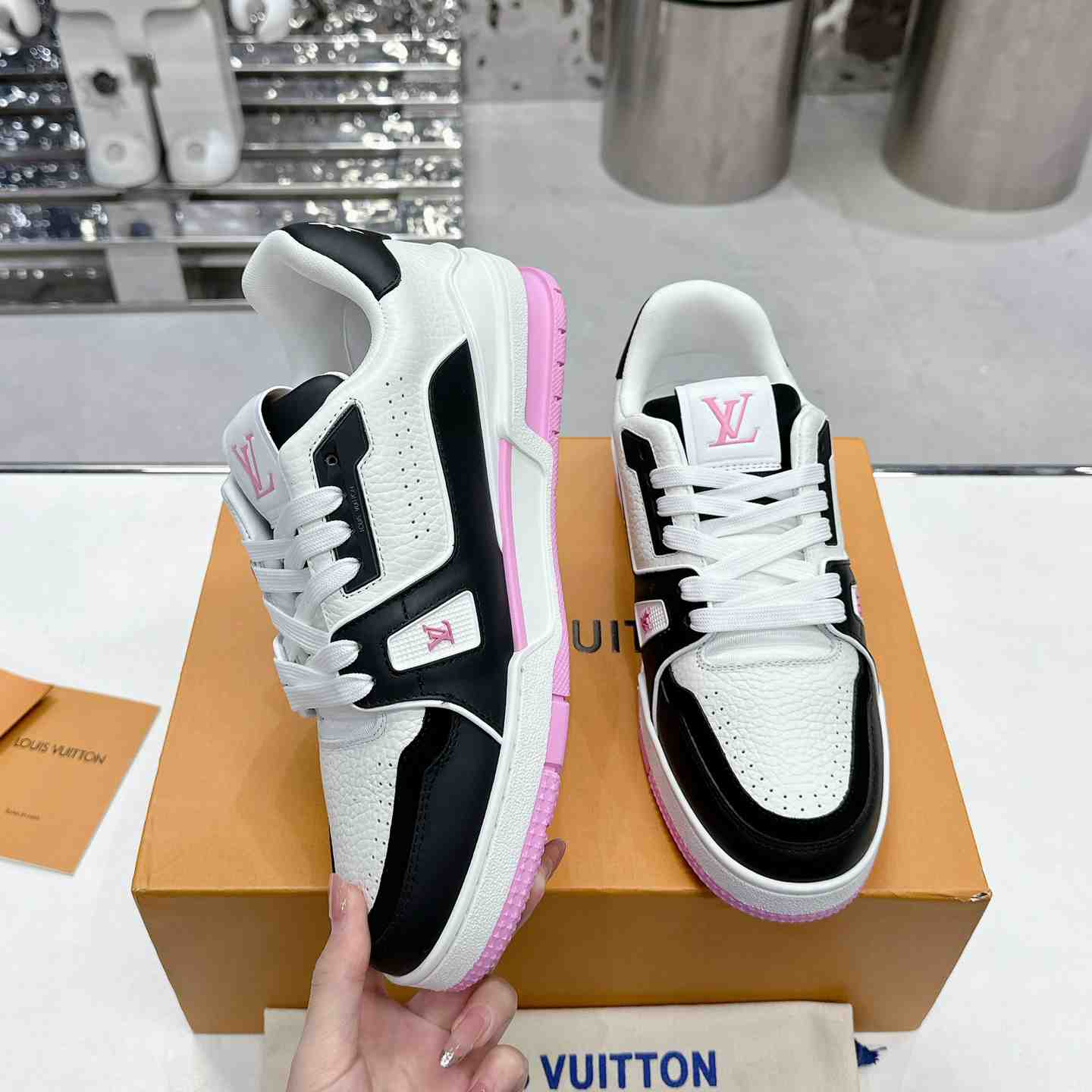Louis Vuitton LV Trainer Sneaker  1ADDZF - DopestKickz