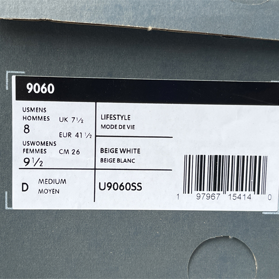 New Balance NB 9060 Sneakers      U9060SS  - DopestKickz