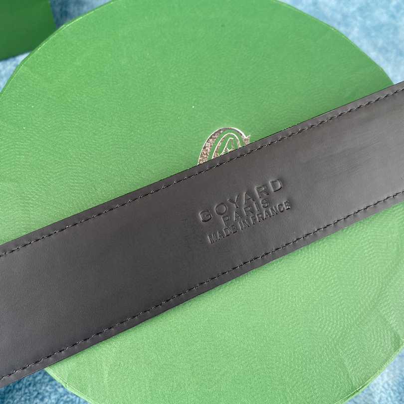 Goyard Paris Leather Mens Belt - DopestKickz