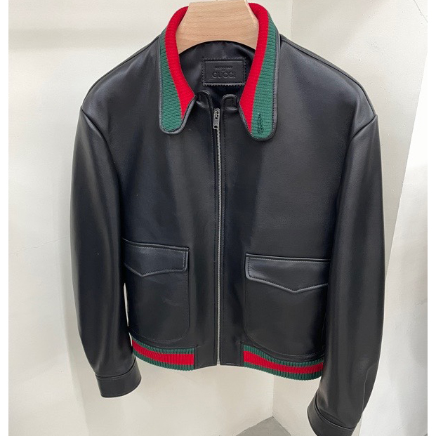 Gucci Leather Jacket - DopestKickz