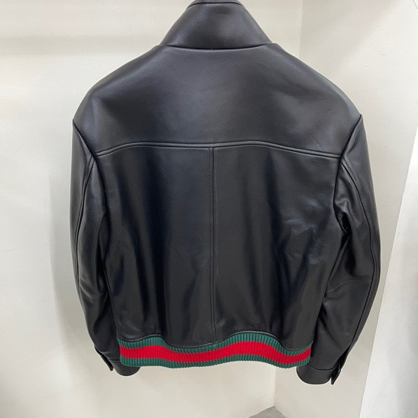 Gucci Leather Jacket - DopestKickz