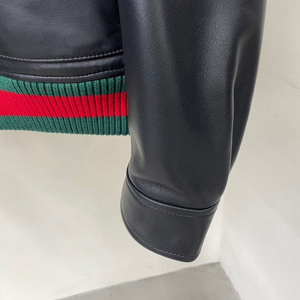 Gucci Leather Jacket - DopestKickz