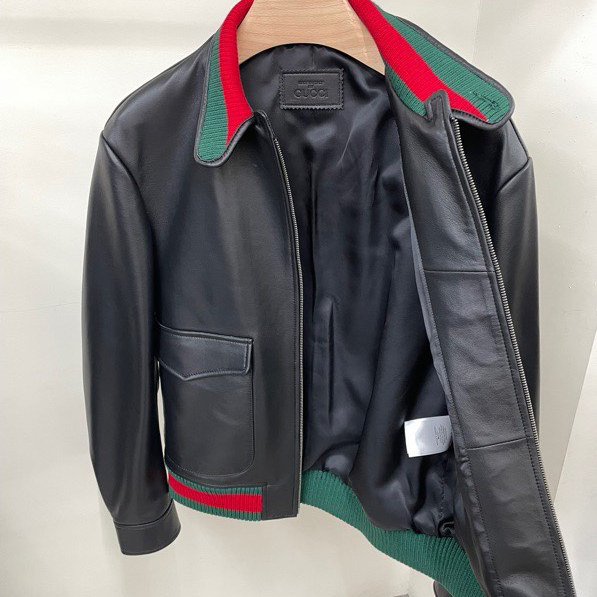 Gucci Leather Jacket - DopestKickz