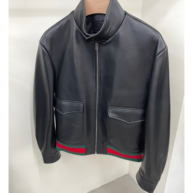 Gucci Leather Jacket - DopestKickz