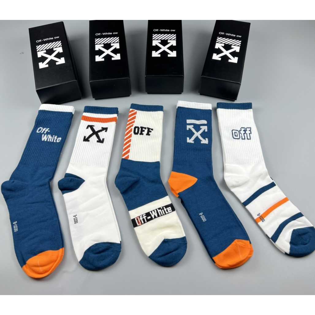 Off White Socks/Box - DopestKickz