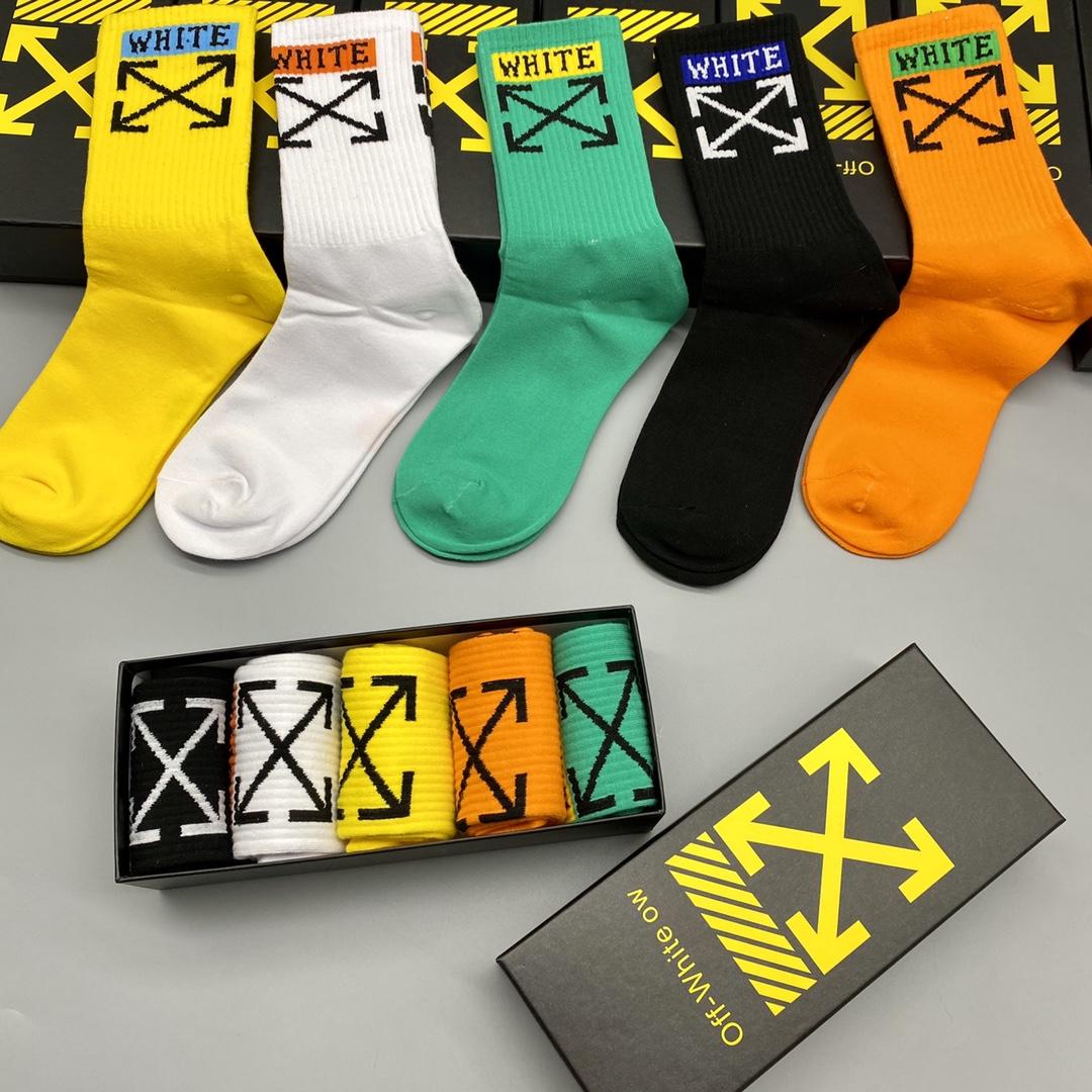 Off White Socks/Box - DopestKickz