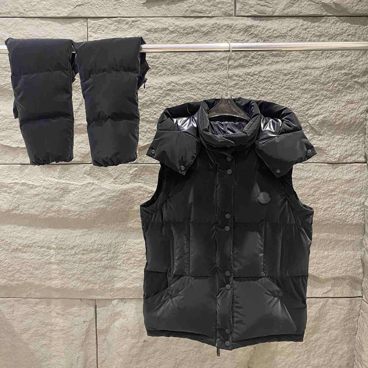 Moncler Allymes 2-in-1 Hooded Short Down Jacket - DopestKickz