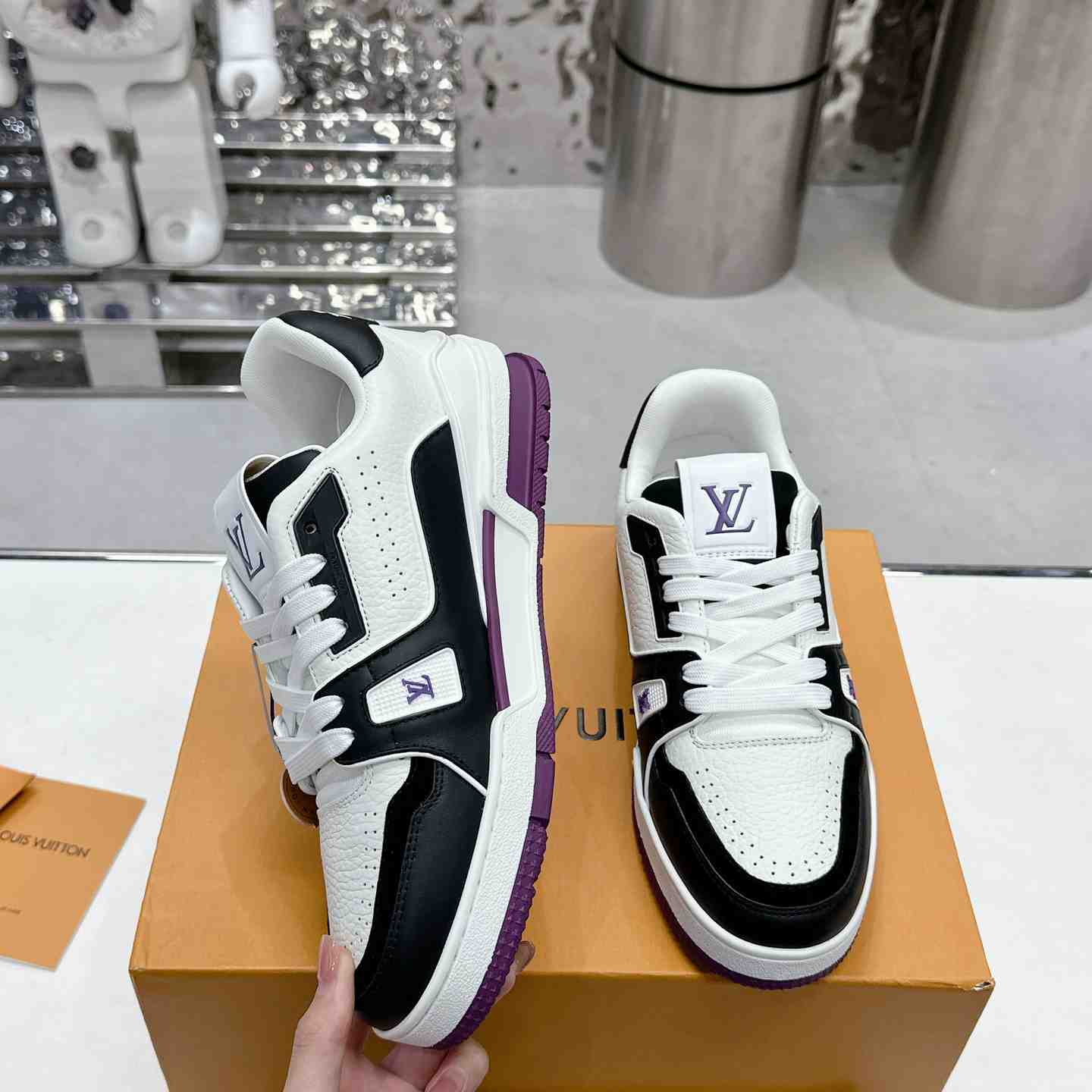 Louis Vuitton LV Trainer Sneaker  1ADDYD - DopestKickz