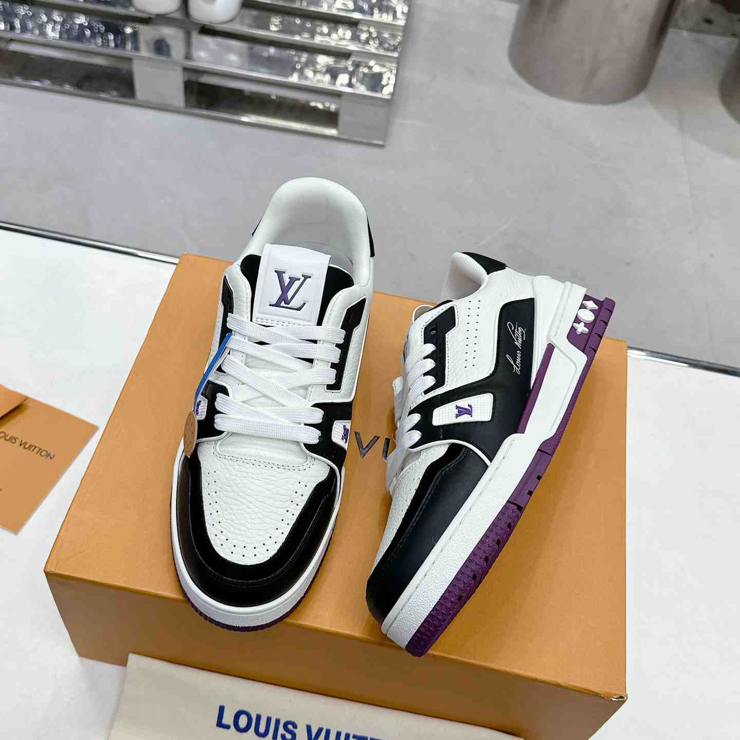 Louis Vuitton LV Trainer Sneaker  1ADDYD - DopestKickz