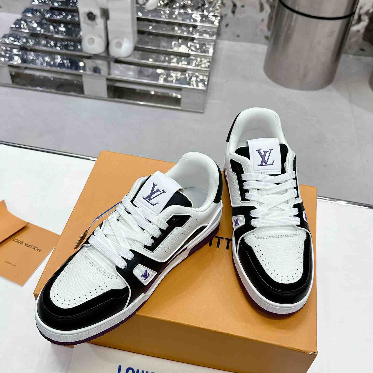 Louis Vuitton LV Trainer Sneaker  1ADDYD - DopestKickz