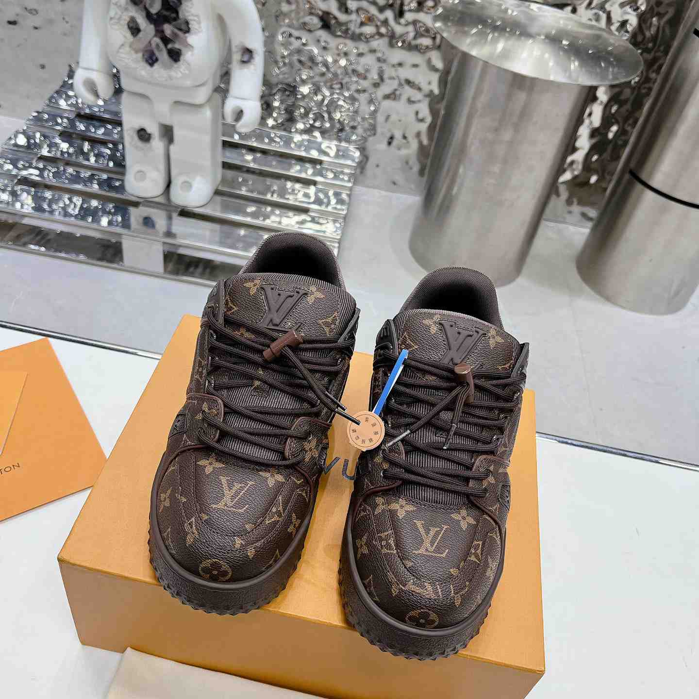 Louis Vuitton LV Trainer Maxi Sneaker - DopestKickz