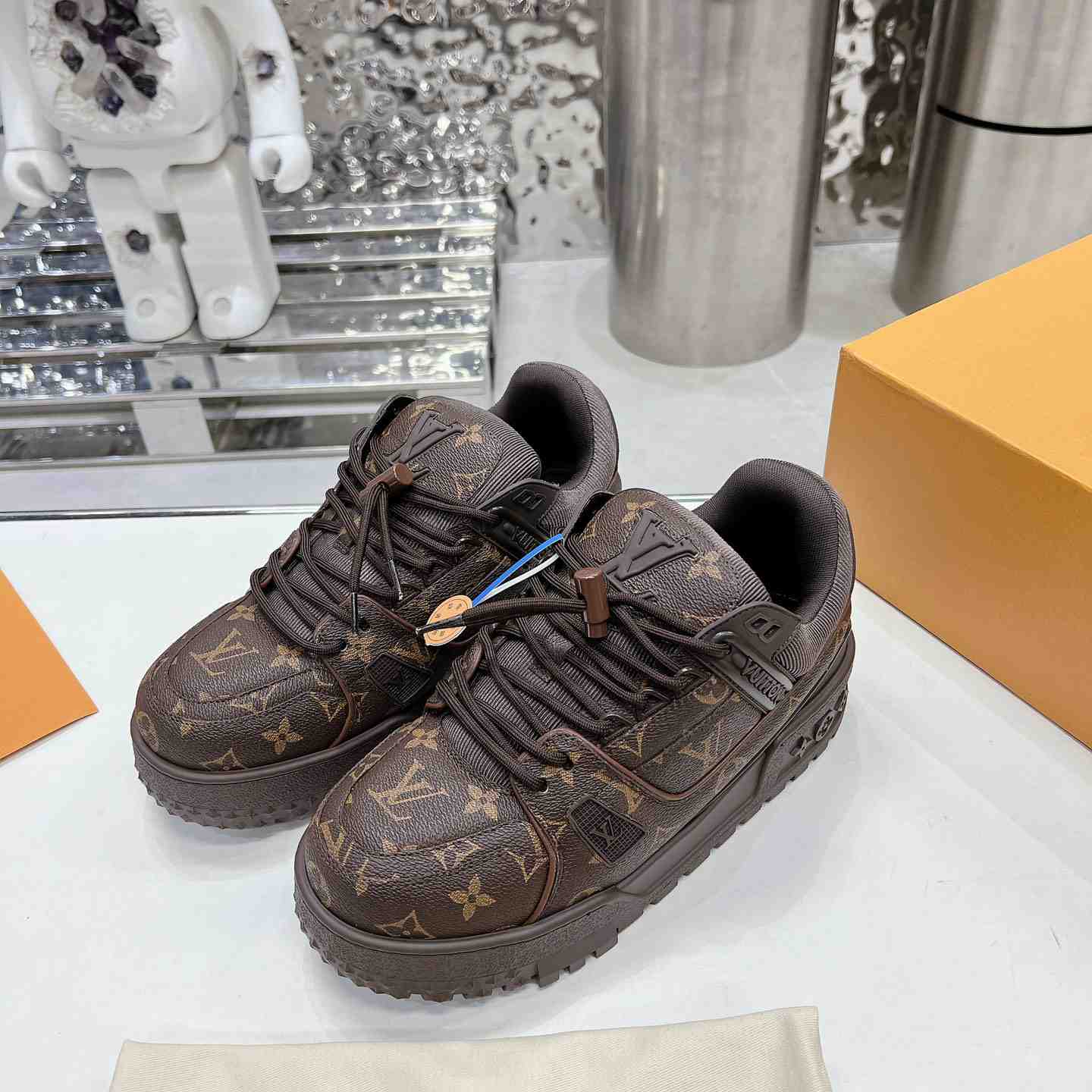 Louis Vuitton LV Trainer Maxi Sneaker - DopestKickz