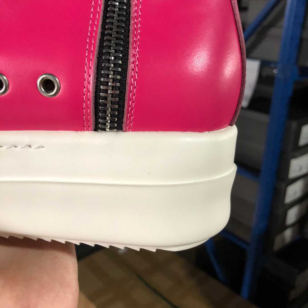 Rick Owens Leather High top Sneaker - DopestKickz