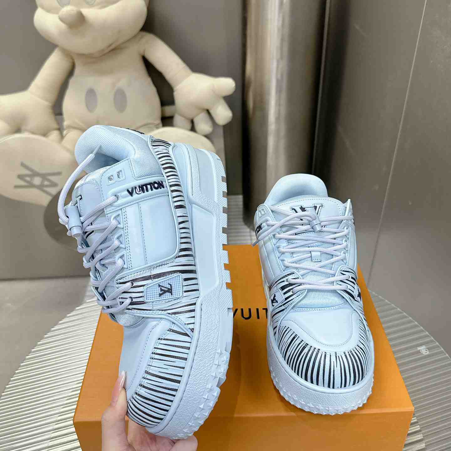 Louis Vuitton LV x Park Seo-Bo LV Trainer Maxi Sneaker   1AD9VE - DopestKickz