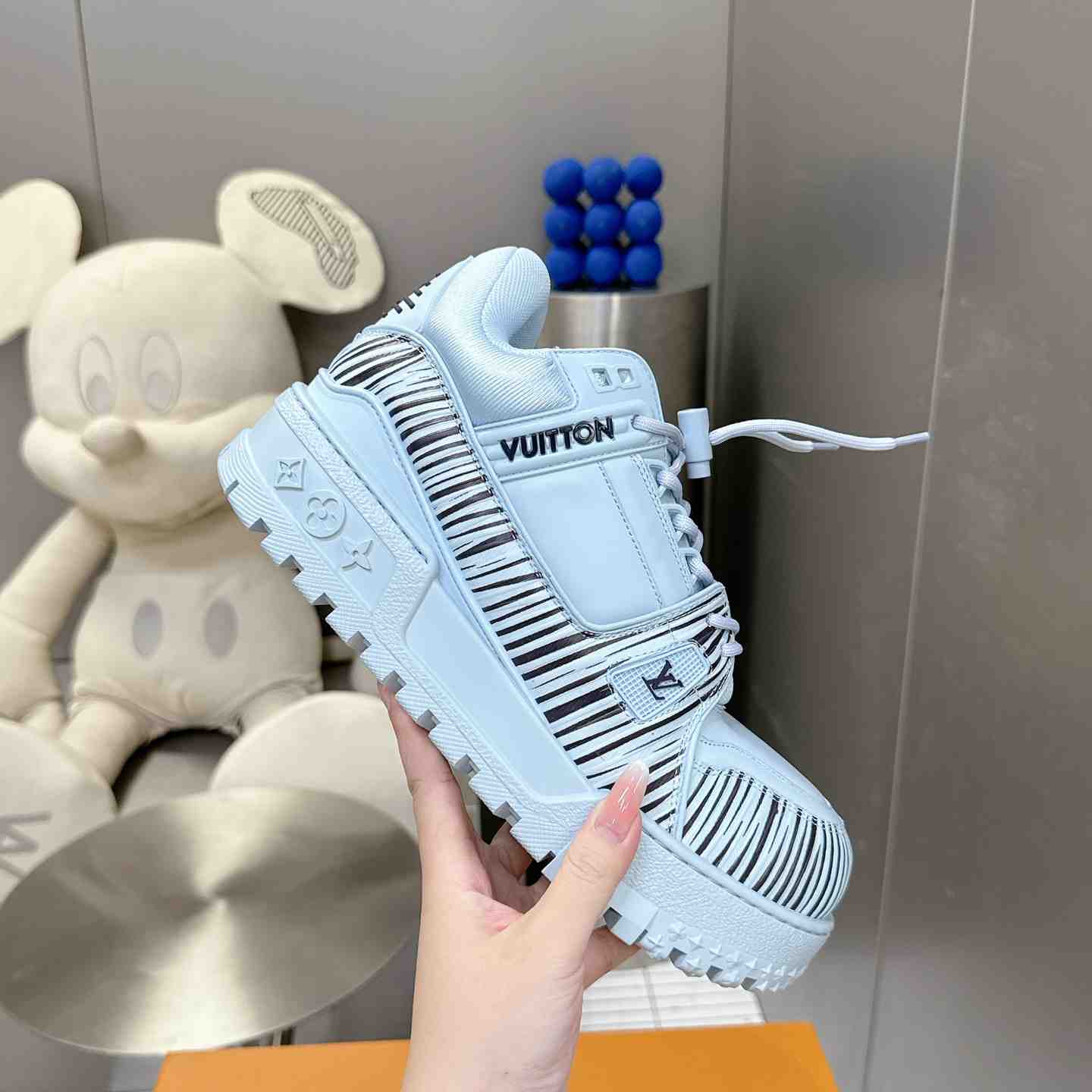 Louis Vuitton LV x Park Seo-Bo LV Trainer Maxi Sneaker   1AD9VE - DopestKickz